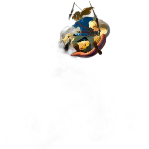 weapon, robot, crown, staff transparent PNG cut-out