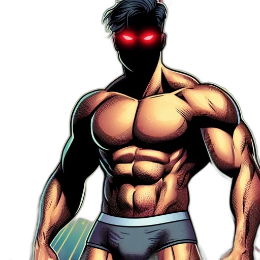 mask, robot, comic book art, concept art transparent PNG cut-out