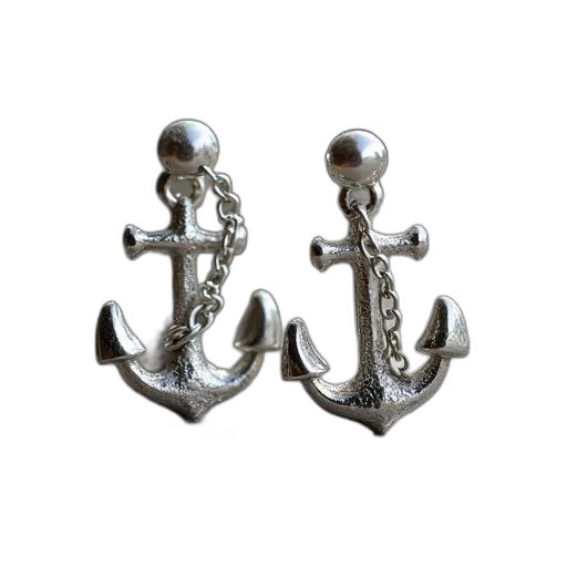jewelry, 3d render, earrings, sterling transparent PNG cut-out