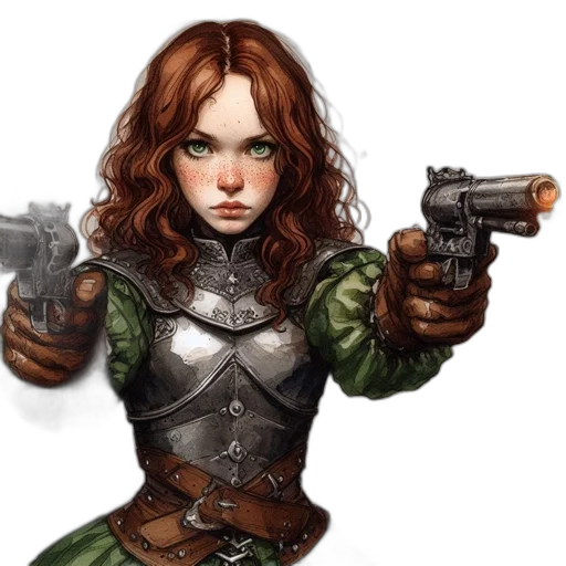 weapon, fantasy art, comic book art, concept art transparent PNG cut-out