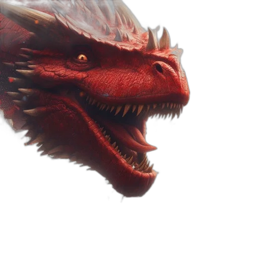 dragon, creature, face, animal transparent PNG cut-out