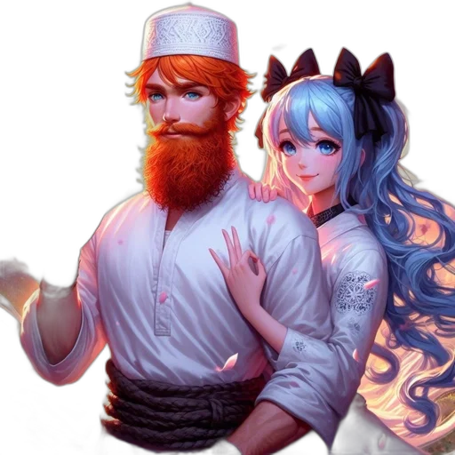 staff, sword, dragon, fantasy art transparent PNG cut-out