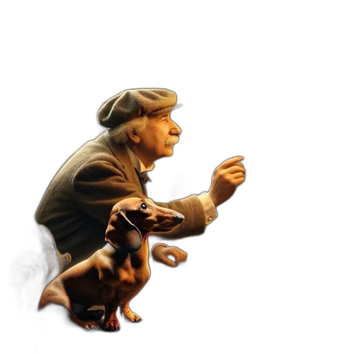 animal, creature, hat, staff transparent PNG cut-out