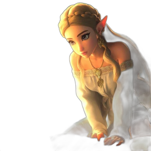 dress, jewelry, crown, concept art transparent PNG cut-out