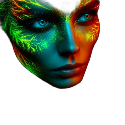 mask, face, creature, jewelry transparent PNG cut-out
