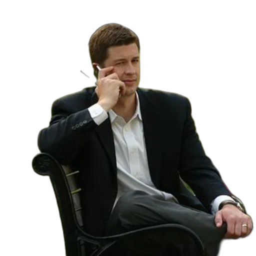 staff, jacket, face, furniture transparent PNG cut-out