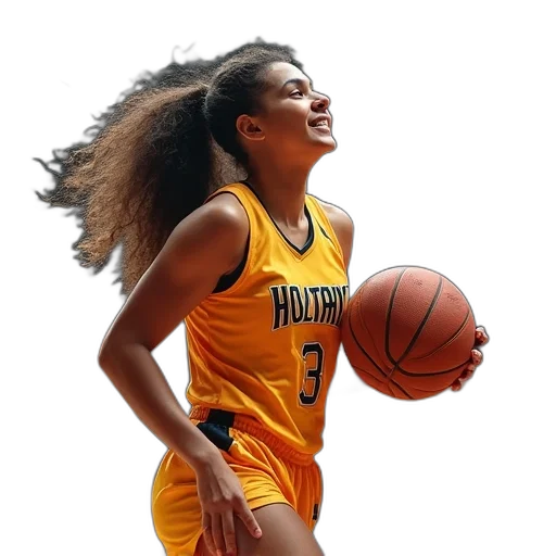 person, girls, basketball, team transparent PNG cut-out