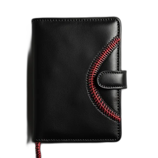 staff, black, leather, passport transparent PNG cut-out