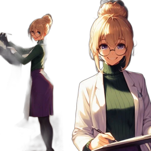 staff, jacket, dress, weapon transparent PNG cut-out