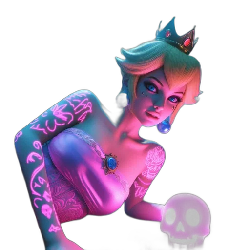 crown, robot, staff, weapon transparent PNG cut-out