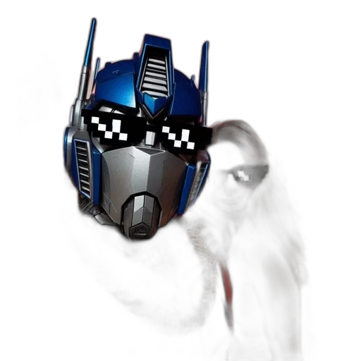 robot, mask, weapon, face transparent PNG cut-out