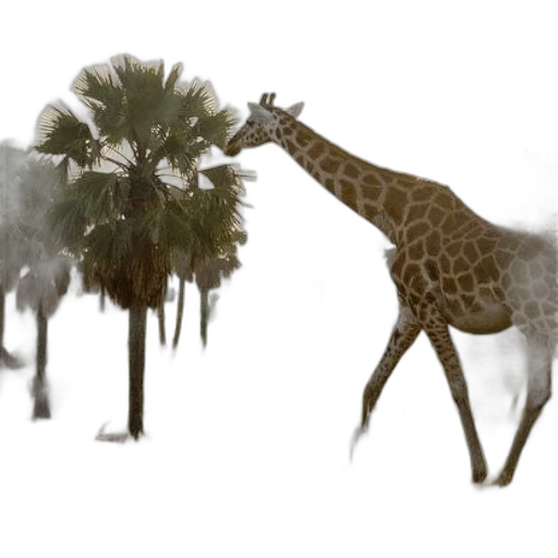 animal, creature, umbrella, tree transparent PNG cut-out