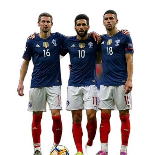 photo, france, football, team transparent PNG cut-out