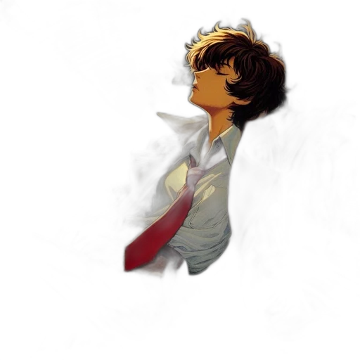 crown, staff, face, jacket transparent PNG cut-out