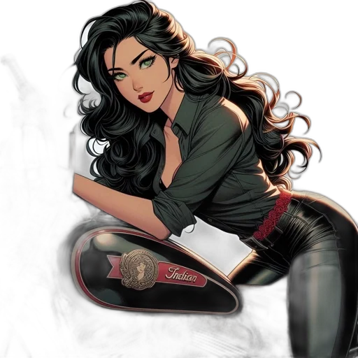 comic book art, concept art, cartoon, fantasy art transparent PNG cut-out