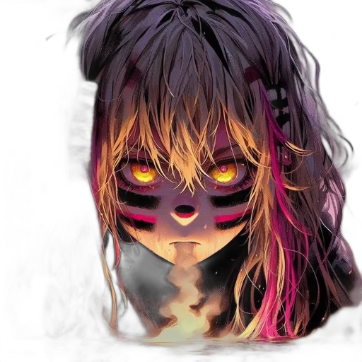 mask, face, creature, hair transparent PNG cut-out