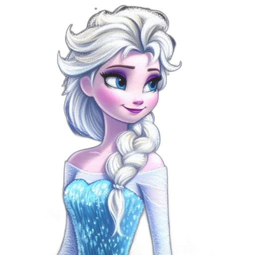 dress, crown, face, fantasy art transparent PNG cut-out