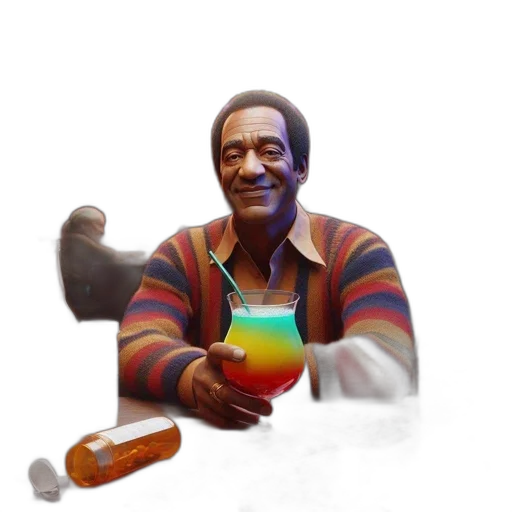 bottle, staff, umbrella, robot transparent PNG cut-out