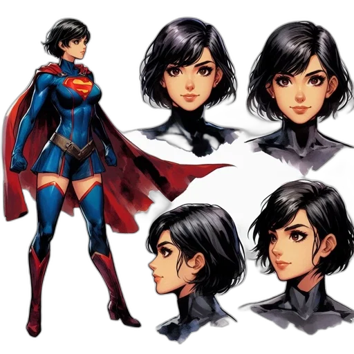 concept art, comic book art, fantasy art, cartoon transparent PNG cut-out