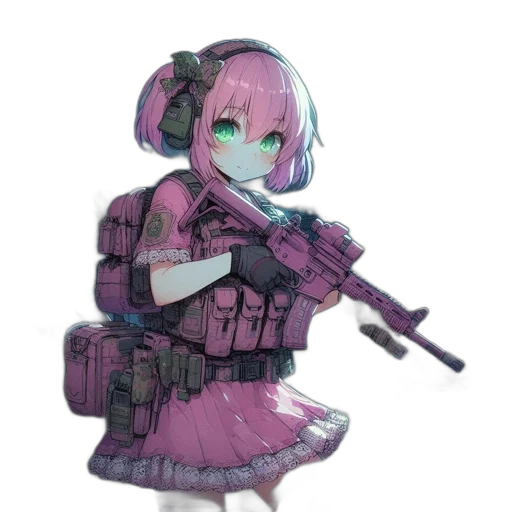 weapon, robot, dress, animal transparent PNG cut-out