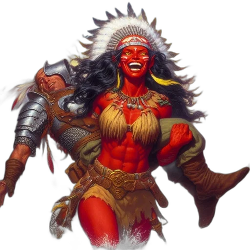 concept art, fantasy art, comic book art, pixel art transparent PNG cut-out