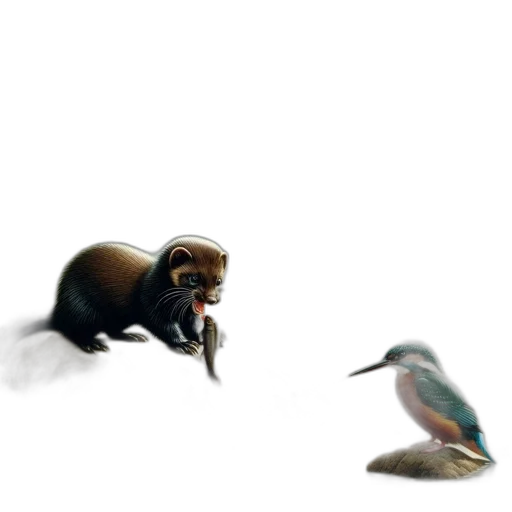 animal, creature, concept art, 3d render transparent PNG cut-out