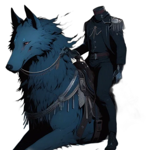 jacket, staff, animal, creature transparent PNG cut-out