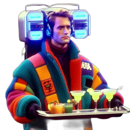 jacket, robot, face, food transparent PNG cut-out