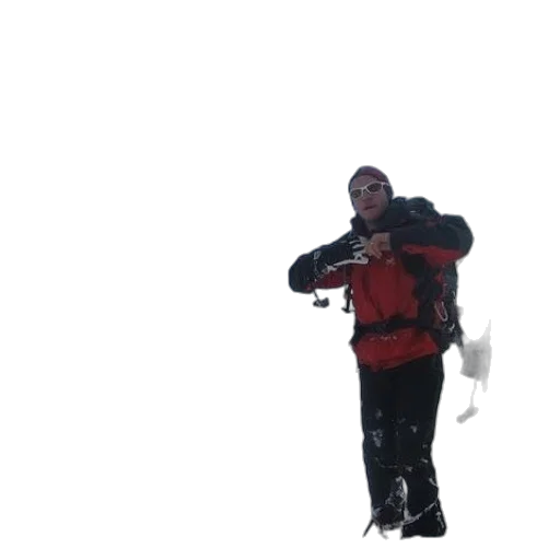 jacket, staff, weapon, robot transparent PNG cut-out