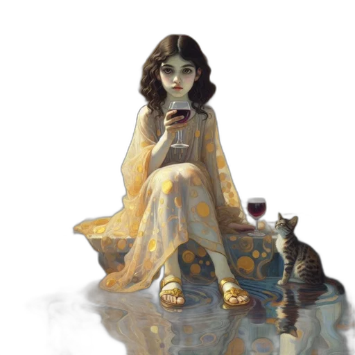 dress, jewelry, crown, fantasy art transparent PNG cut-out