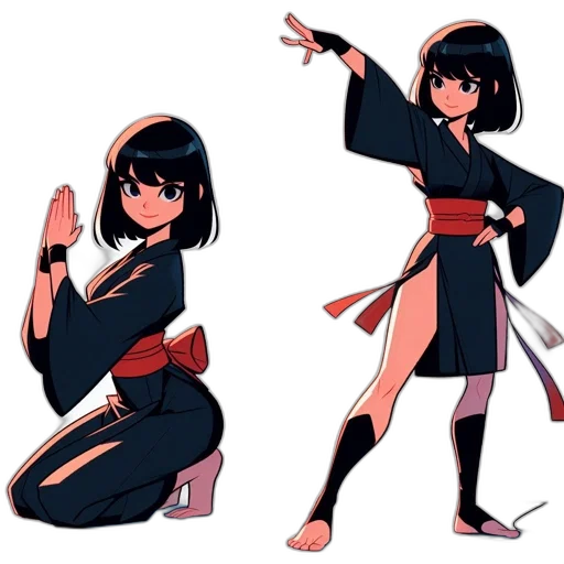 concept art, anime, pixel art, fantasy art transparent PNG cut-out
