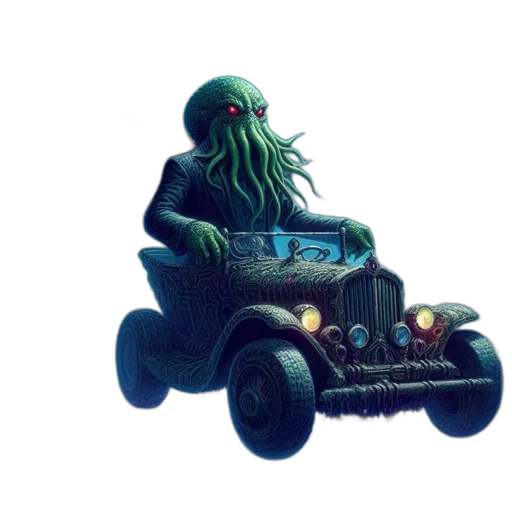 car, creature, animal, robot transparent PNG cut-out