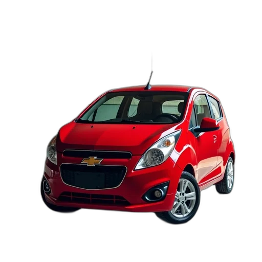 car, 3d render, photorealistic, red transparent PNG cut-out
