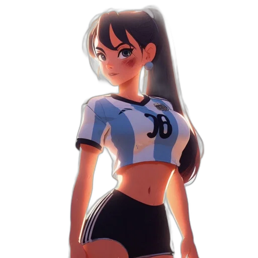 dress, robot, anime, pixel art transparent PNG cut-out