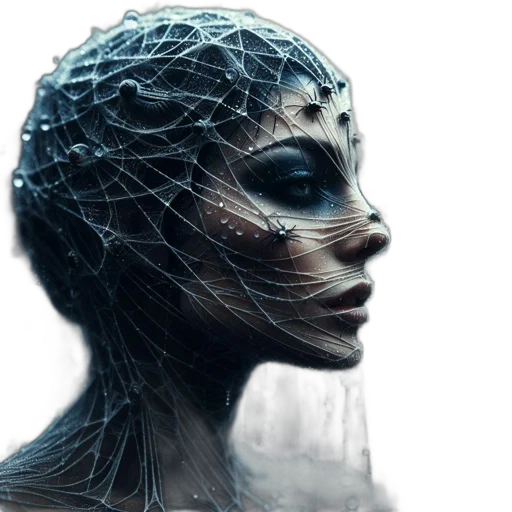 mask, face, creature, robot transparent PNG cut-out