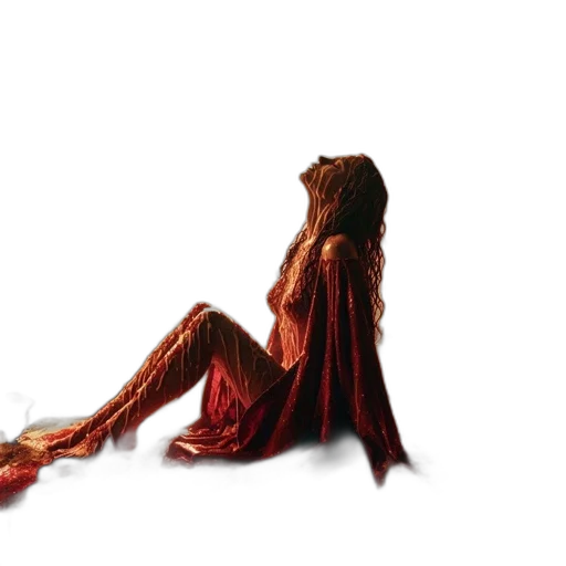 dress, hair, creature, jacket transparent PNG cut-out