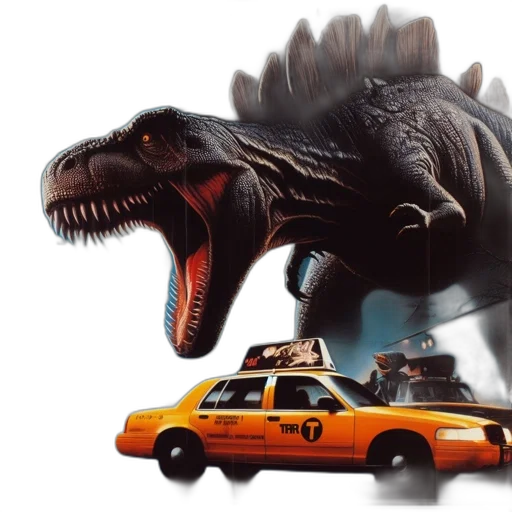 car, concept art, photorealistic, during transparent PNG cut-out