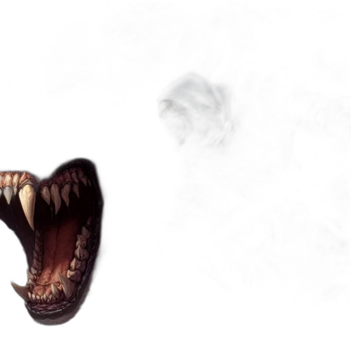 dragon, mask, creature, face transparent PNG cut-out