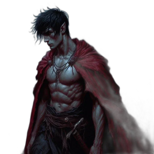 fantasy art, concept art, comic book art, cyberpunk transparent PNG cut-out