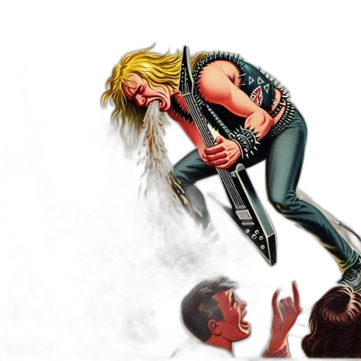 comic book art, concept art, fantasy art, photorealistic transparent PNG cut-out