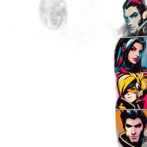 dress, jacket, comic book art, concept art transparent PNG cut-out