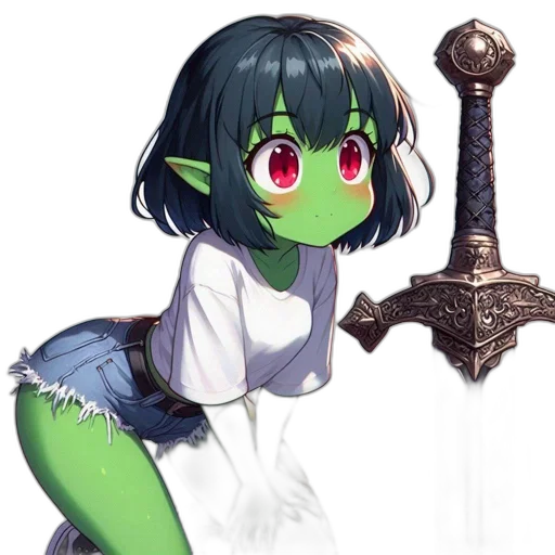 staff, sword, weapon, creature transparent PNG cut-out