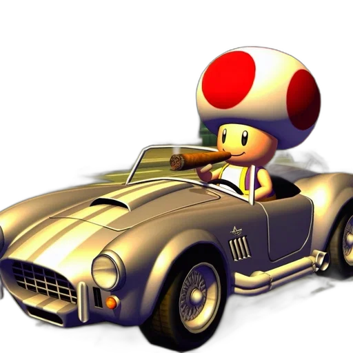 car, hat, 3d render, concept art transparent PNG cut-out