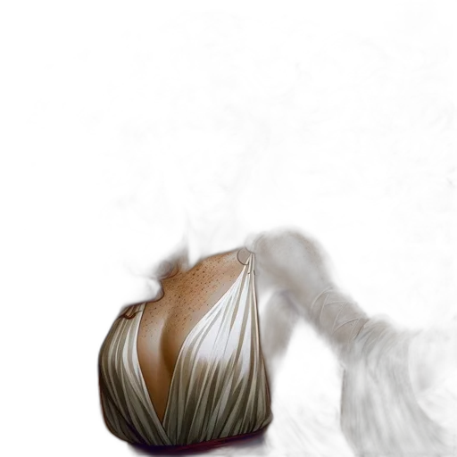 hair, dress, mask, bottle transparent PNG cut-out