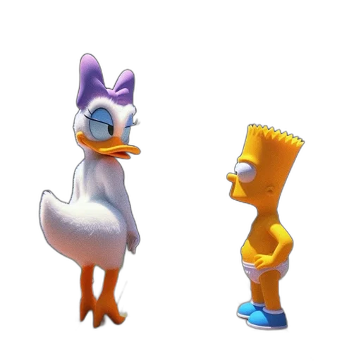 animal, creature, crown, 3d render transparent PNG cut-out