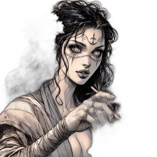 staff, comic book art, fantasy art, concept art transparent PNG cut-out