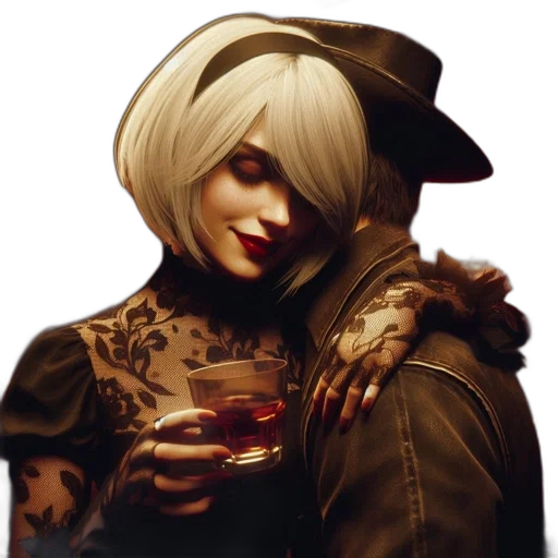 hat, face, jacket, staff transparent PNG cut-out