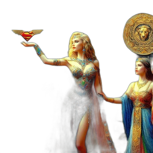 concept art, fantasy art, 3d render, oil painting transparent PNG cut-out
