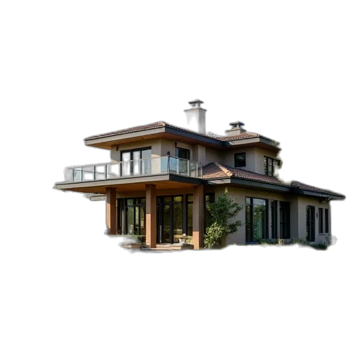 building, 3d render, photorealistic, concept art transparent PNG cut-out