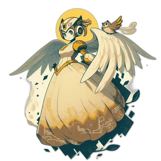 dress, creature, crown, mask transparent PNG cut-out